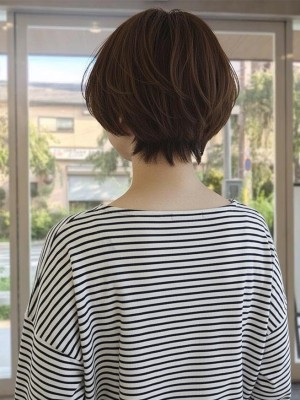 小顔見え丸みショート／宝塚南口駅前駅